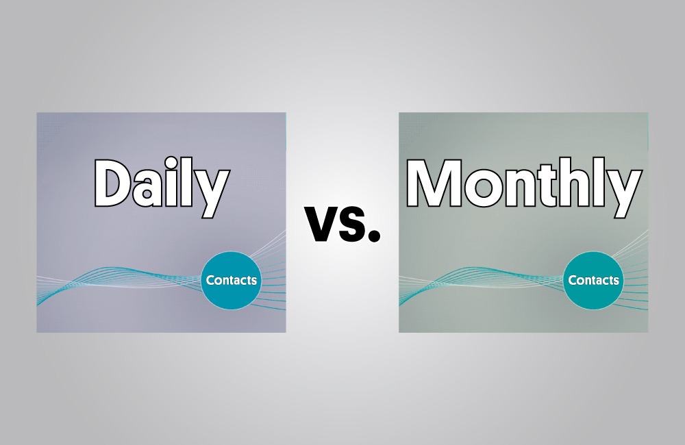 daily vs monthly contact lenses comparison