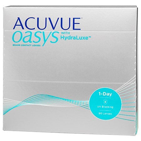 box of acuvue oasys 1 day 90 pack