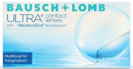 Bausch Lomb Ultra Multifocal For Astigmatism 6 Pack box