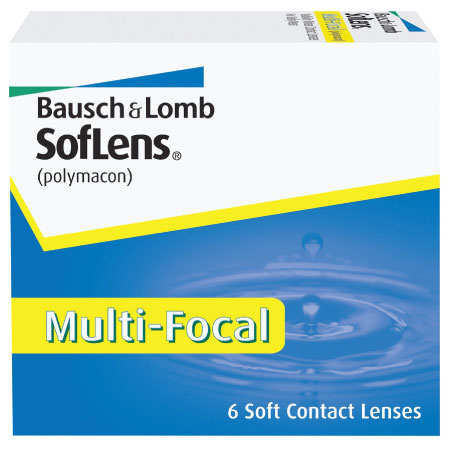 soflens multifocal 6 pack box